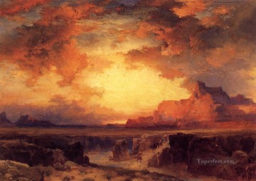 Tomás Morán Painting - Cerca de Fort Wingate, Nuevo México, Escuela de las Montañas Rocosas, Thomas Moran